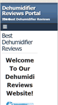 Mobile Screenshot of dehumidifierportal.com